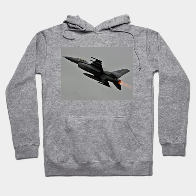 F-16 Afterburner Climb Hoodie by acefox1